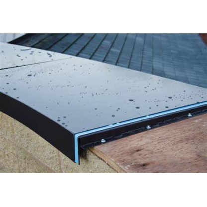 750g 3m length Purpose Made polyester powder coated pressed aluminium capping system