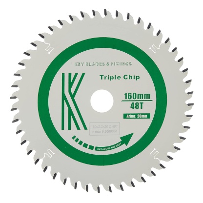 160 x 20 x 48T X 2.2mm Teflon Coated Blade