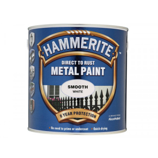 HMMSFW750 Direct to Rust Smooth Finish Metal Paint White 750ml
