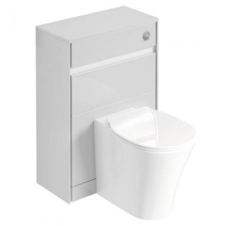 Ideal Standard Concept Air 600mm WC Unit & Concealed Cistern, Gloss White & Matt White E1149B2