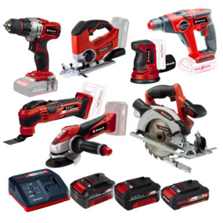 Einhall 7 Piece 18v Monster Power Tools Kit