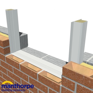 110mm Cavity Closer 2.4m Non Fire Rated Pk10