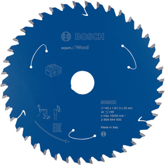 Bosch 140 x 20 x 42T Expert for Wood Circular Saw Blade
BOS2608644500 (651644)