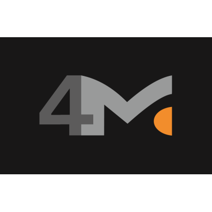 4MI001 48mm x 66m White Printed 4 Colour Tape