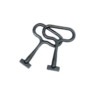 Heavy Duty Manhole Cover Lifting Keys Pair 160 x 70mm