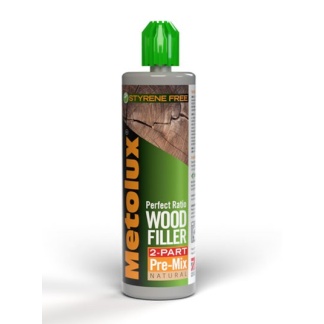 2 Part Premix natural Wood filler 300G + 2 mixers attached