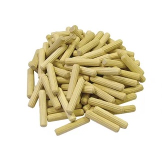 Wood Dowels Fluted 40 x 8mm (Tub 150)
