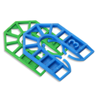 Broadfix Small U Shim 2mm Green Box 1000