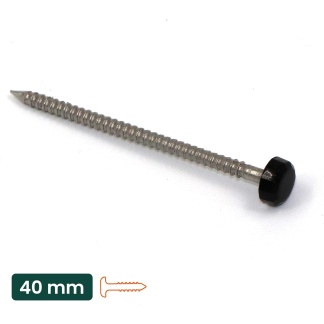 40mm Polytop Pins Black 250