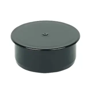 Push-Fit socket plug black 110mm