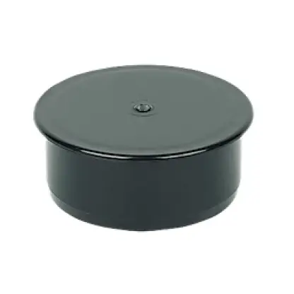 Push-Fit socket plug black 110mm