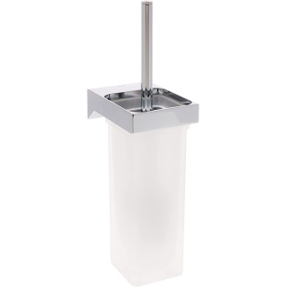 GROHE Selection | Bathroom Accessories | Cube Toilet Brush Set | Chrome | 40857000