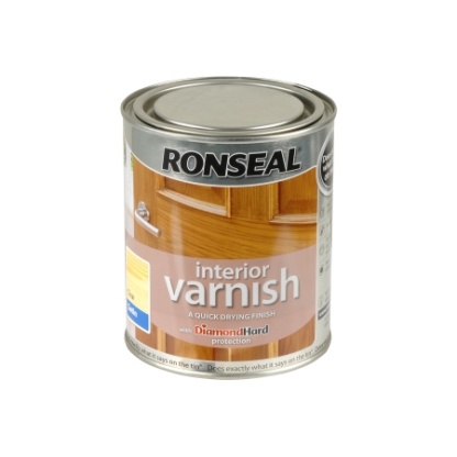 Ronseal Interior Varnish - Satin Clear 750ml