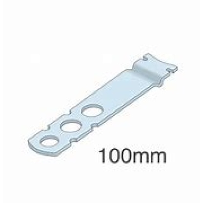 SD25100 Safety ended tie x 100mm projection c/w 'v' drip to suit 25/14  channel Box 100