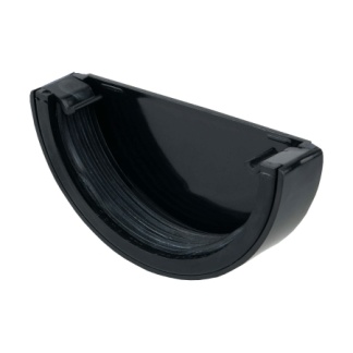 Wavin Osma RoundLine stopend external 12mm black