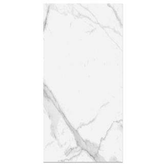White Polished Marble Effect Porcelain Tile - 1200mm x 600mm