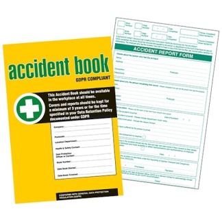 GDPR Compliant Business Accident Book - A4