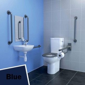 S0683LI Armitage shank doc M toilet pack with blue rails