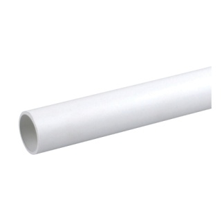 Wavin OsmaWeld plain ended pipe 50mm white 3m