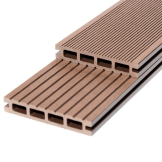 Classic Grooved Reversible Chocolate Composite Deck Board 3.6m x 150mm x 25mm