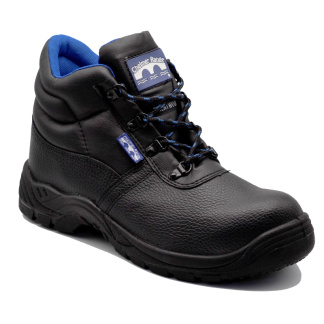 Black Brentwood Safety Boots Size 12