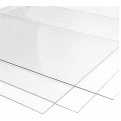 4mm Clear 1550mm x 500mm, 50mm Rad Corners Acrylic Sheet