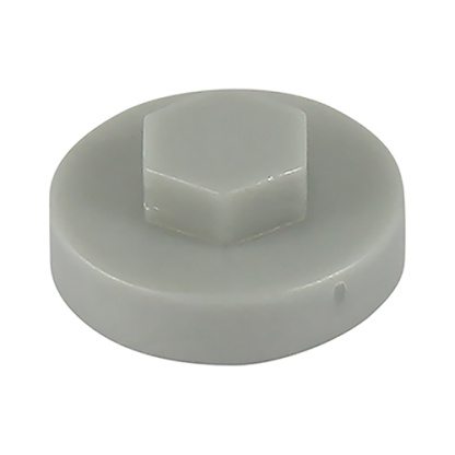 Hex Head Cover Caps - White 16mm