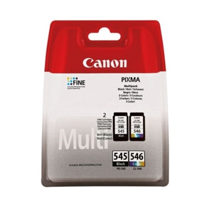 Canon PG-545/CL-546 CMYK Inkjet Cartridges (Pack of 2)