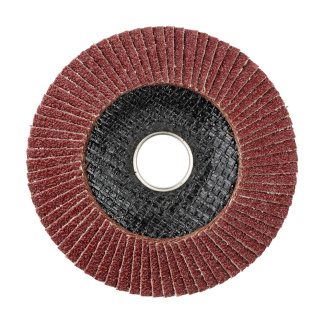 115 x 22.23 Aluminium Oxide - Type 29 Conical - 120 Grit Flap Discs - Pack 10