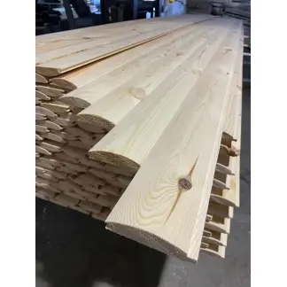 Loglap T&G Pine Timber Redwood Cladding - 5.1m Length