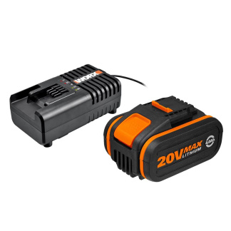 Worx WA3601 2.0Ah 20V Li-Ion Battery & Charger Pack