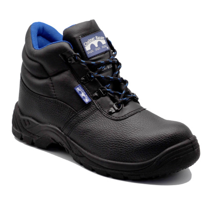 Black Brentwood Safety Boots Size 5