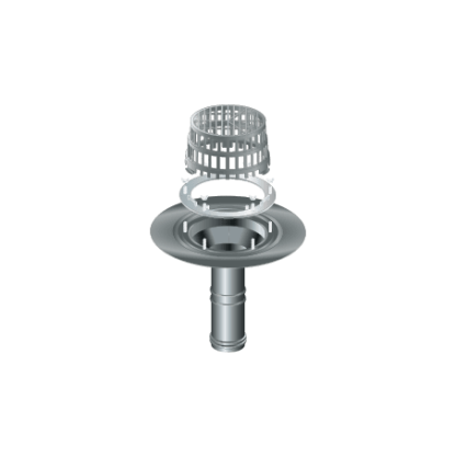 100mm Gulley Drain C/w Leaf Guard