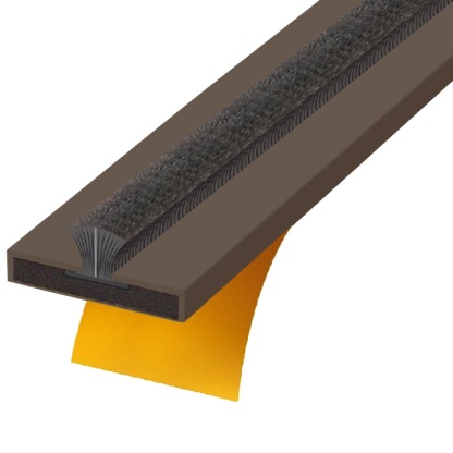 10 x 4mm Fire and Smoke seal, 2100mm, Brown