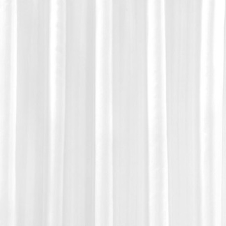 646/White 2500 x 1800mm FR Shower Curtain Weighted