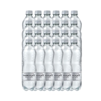 Harrogate Sparkling Spring Water 500ml Plastic Bottle (Pk 24)