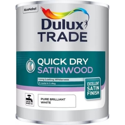 UKP Satin Wood White 5L Quick Dry