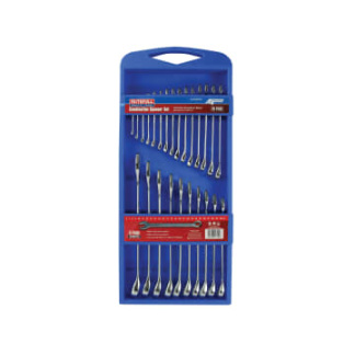 Chrome Vanadium Comb Spanner Set, 25 Piece