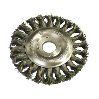 Circular Wire Brush 125 x 12mm 22.2mm Bore, 0.50mm Wire