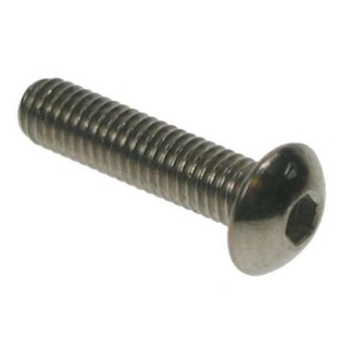 M6 x 50 Socket Button A2 Box 100