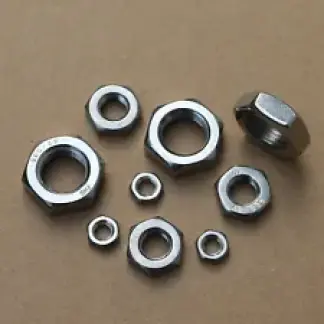 M9 X 1.0 Half Nut Stainless A2 Pk 50