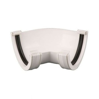 135 Degree Gutter Angle Round Sovereign White