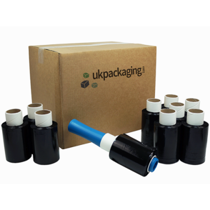 Mini Stretch Film Rolls (Black) - 100mmx150mx17mu