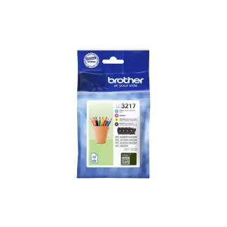 Brother LC3217/500 Ink Cartridges - Black & Colour