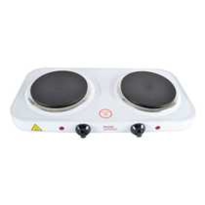 Double Hot Plate 2000w White