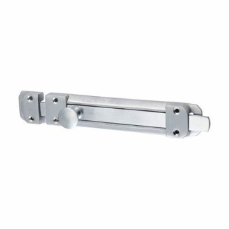 Contract Flat Section Bolt - Polished Chrome 110 x 25mm