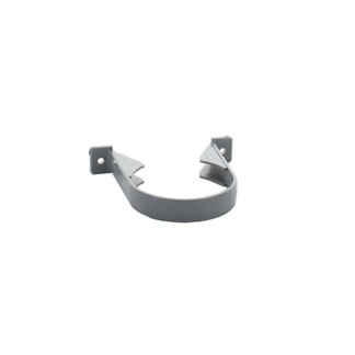 Hunter 82mm Plastic Soil Pipe Bracket Two Screw - Grey