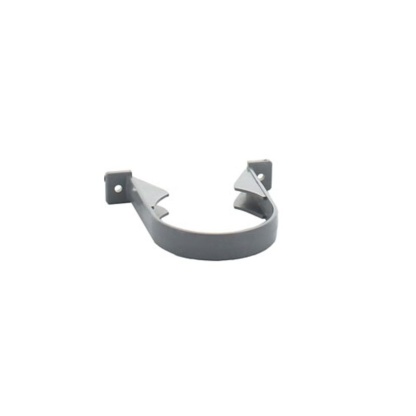 Hunter 82mm Plastic Soil Pipe Bracket Two Screw - Grey