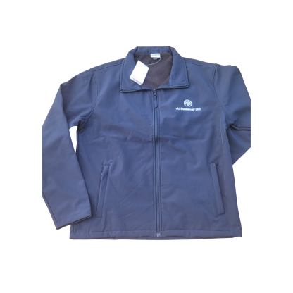 JJS Softshell Jacket Size XXL including Logo, Navy