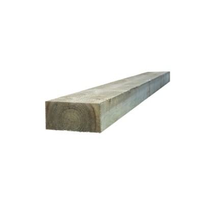 200 X 100mm X 2.4m Incised Treated Green Railway sleeper